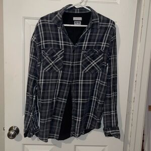 AC/DC plaid band shirt